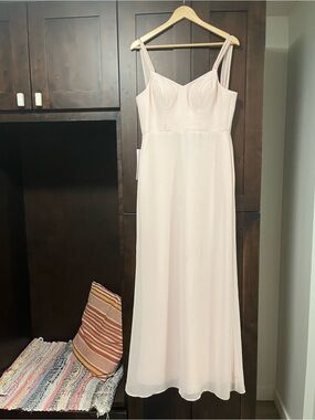 NWT Azazie soft pink gown